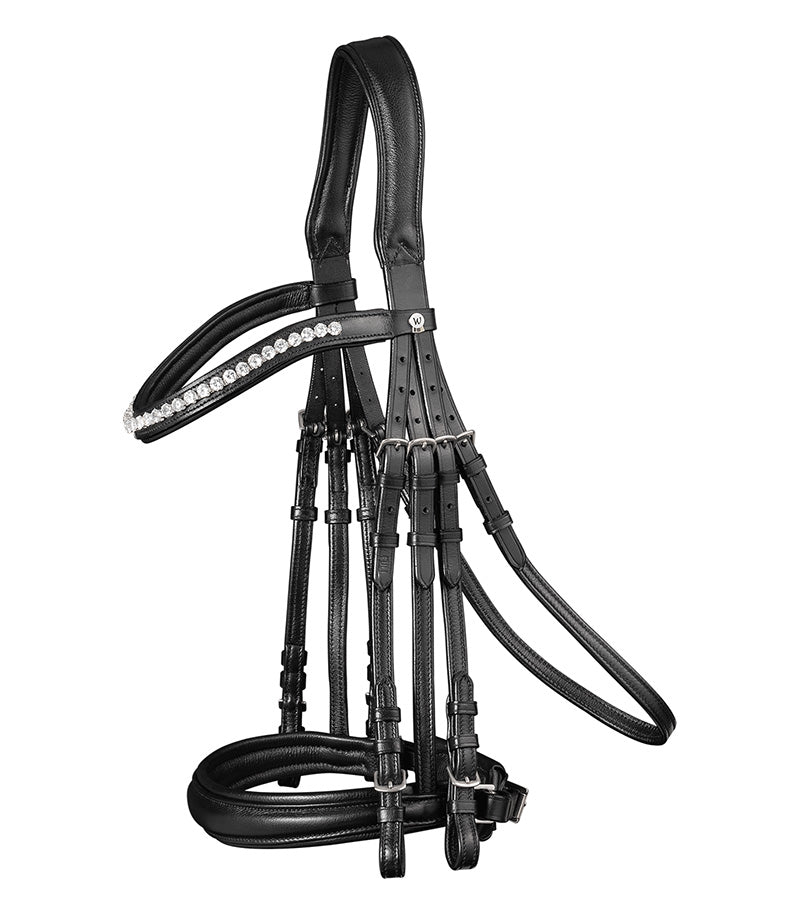 Cabezada de Doble Rienda X-Line Supersoft Waldhausen