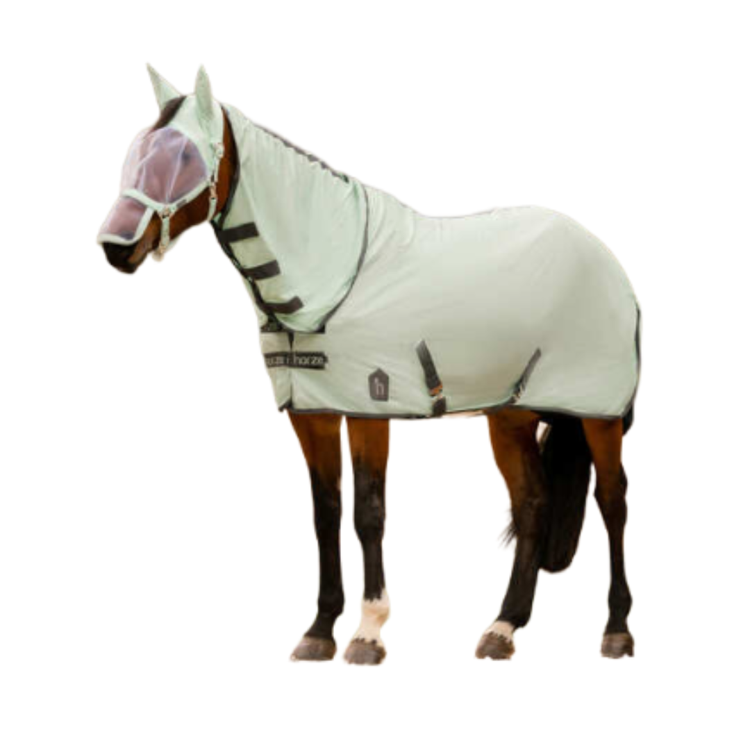 Manta Antimoscas Paso Fino con Cuello Desmontable y Protección UV Horze Galloping Goodies