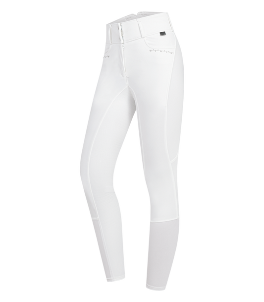 Pantalones Mathilda Glam High Waist Breeches ELT Blanco