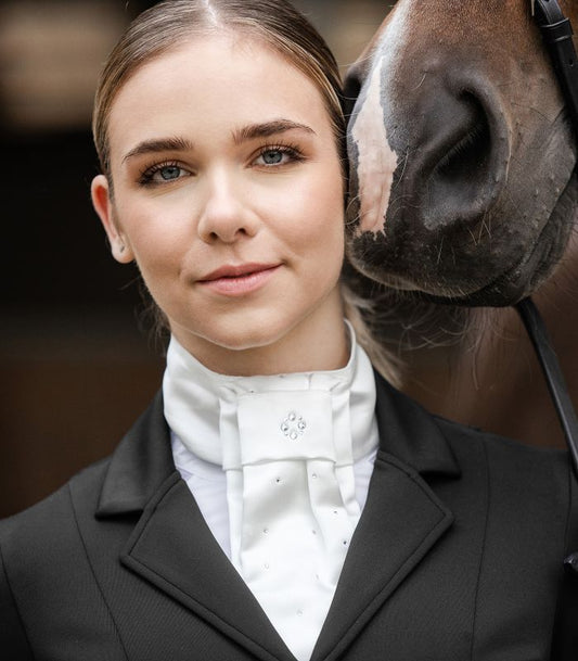 Plastrón Grazia Stock Blanco ELT
