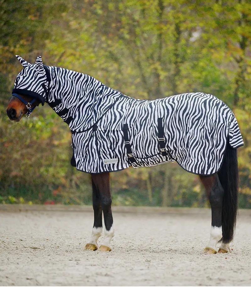 Manta Antimoscas para Caballo Zebra