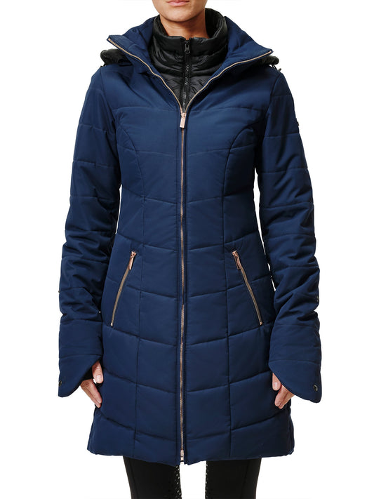Luxurious Warm Equestrian Denali Winter Riding Jacket Lagoon Blush