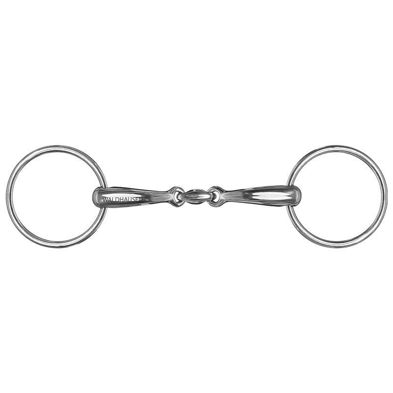 Anatomic Double Jointed Solid Snaffle