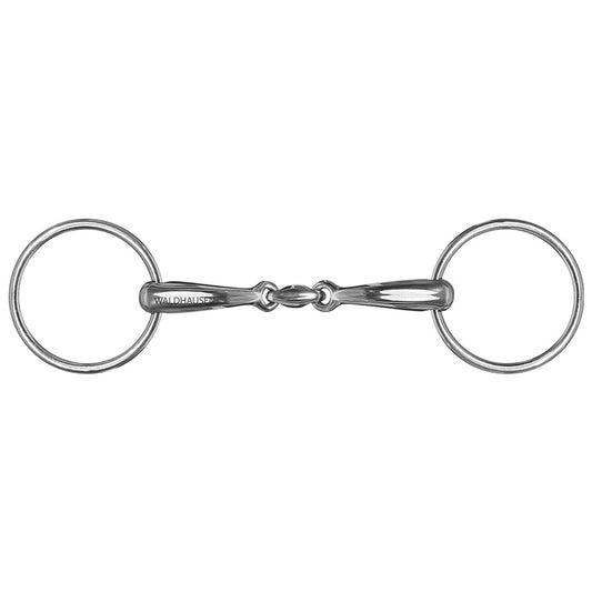 Anatomic Double Jointed Solid Snaffle