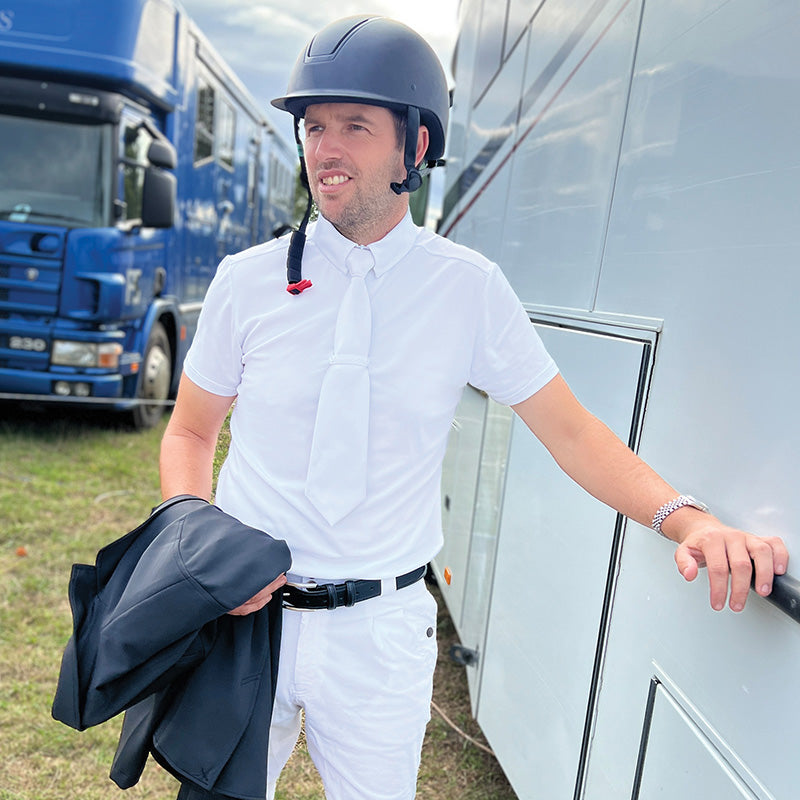 MENS ELITE COOL COMPETITION SHIRT - WHITE
