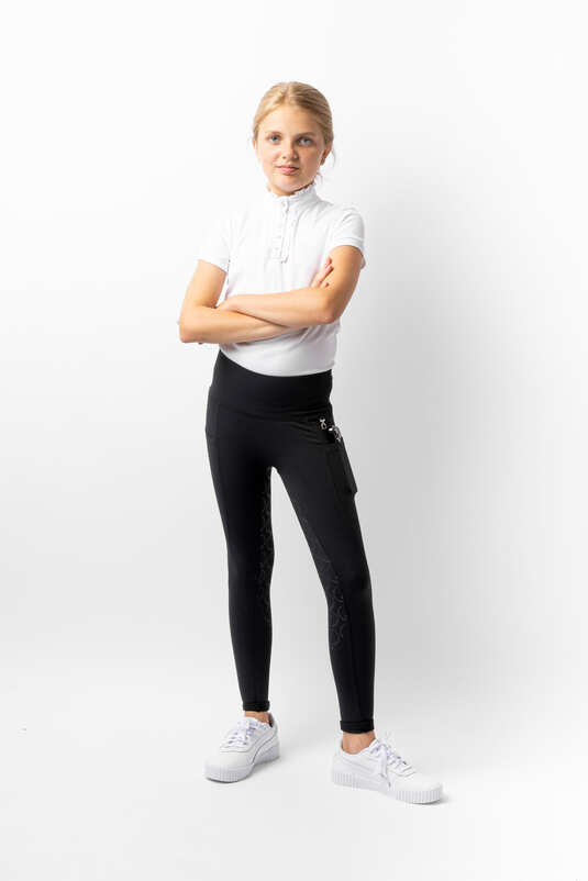 Horze Gillian Kids Full Seat Compression Tights