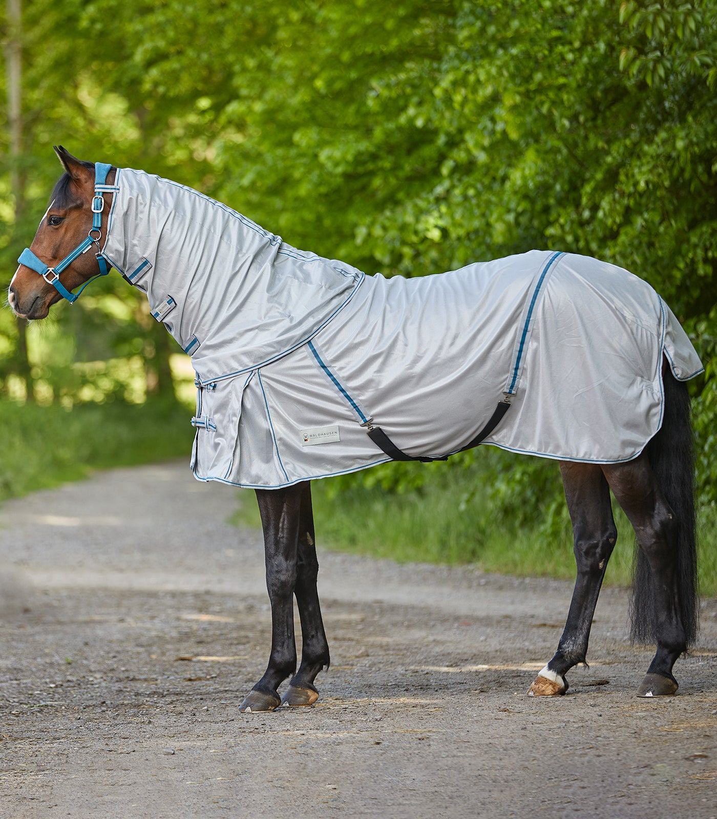 PROTECT Fly Rug featuring a detachable neck part