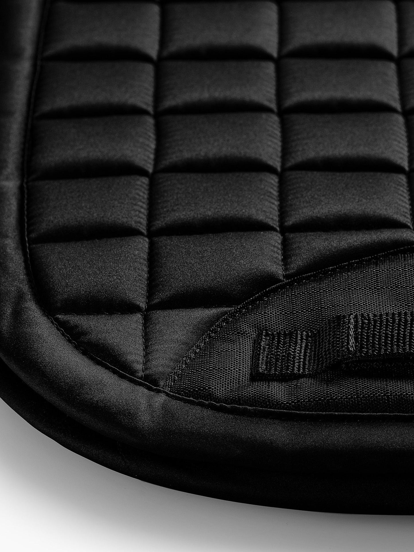 Black Performance Dressage Saddle Pad: Anti-Slip Grip, Bamboo Lined Comfort