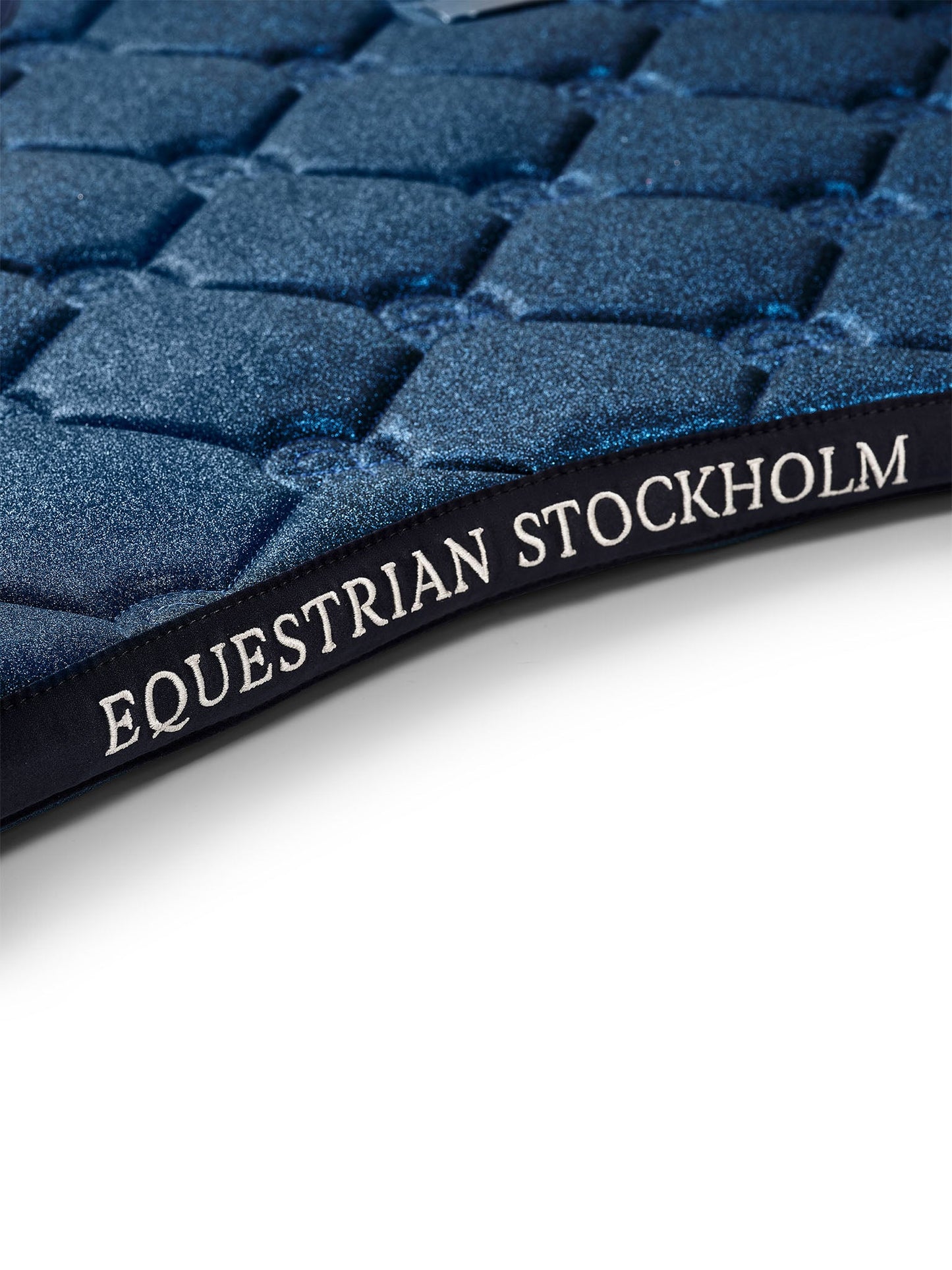 Blue Meadow Glimmer Equestrian Jump Saddle Pad: Quick-Dry, Moisture-Wicking, Stylish Design