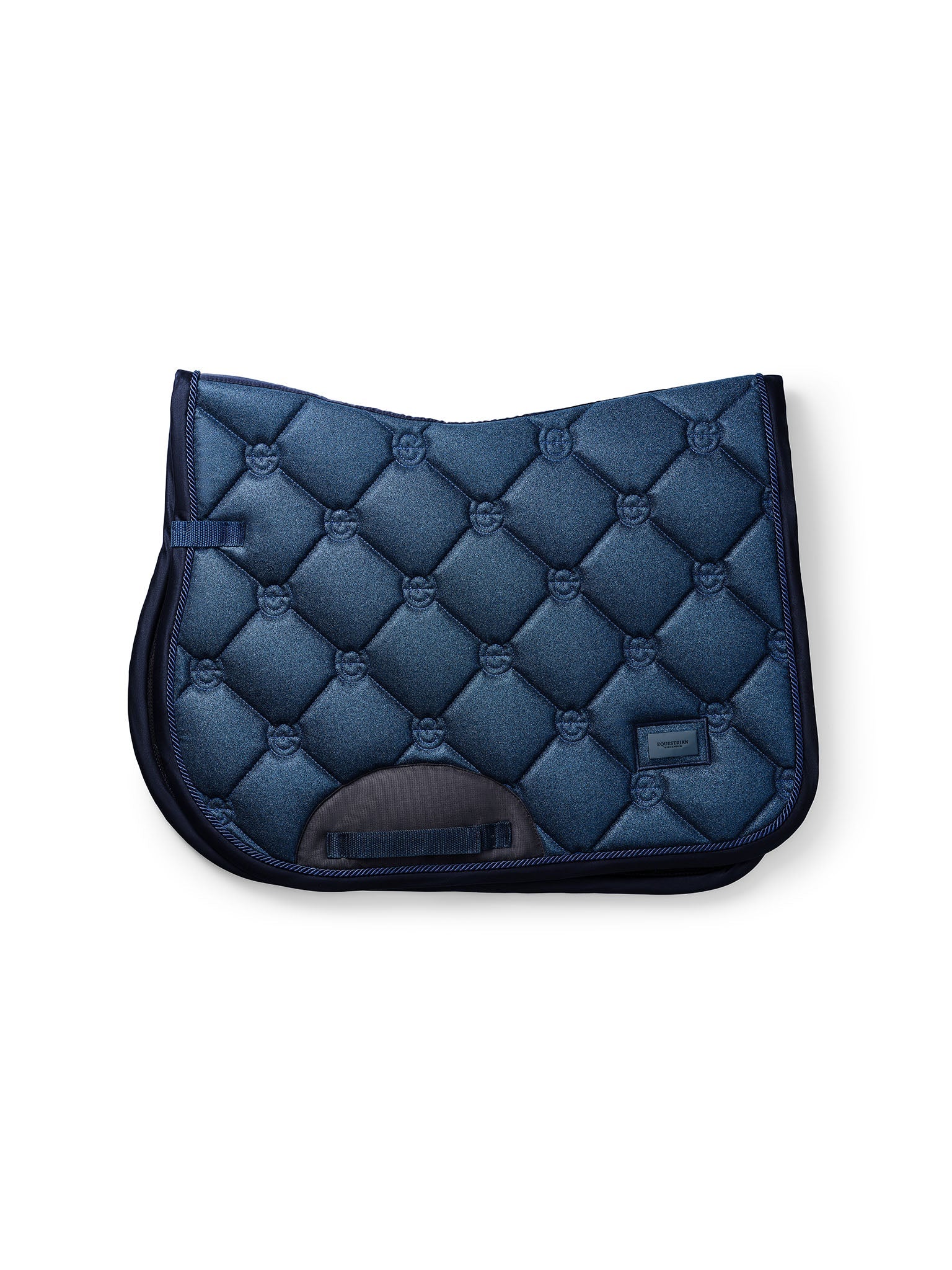 Blue Meadow Glimmer Equestrian Jump Saddle Pad: Quick-Dry, Moisture-Wicking, Stylish Design