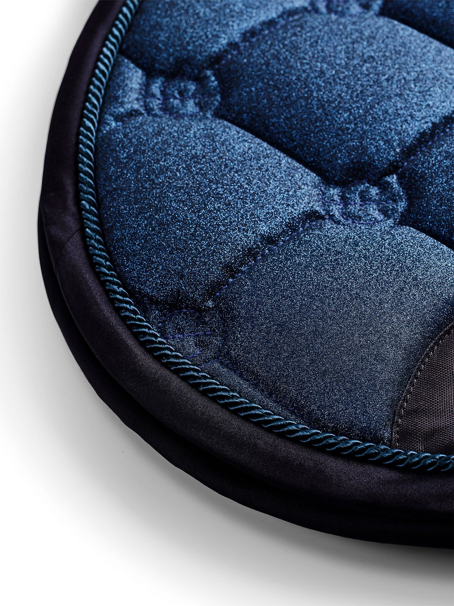 Blue Meadow Glimmer Equestrian Jump Saddle Pad: Quick-Dry, Moisture-Wicking, Stylish Design