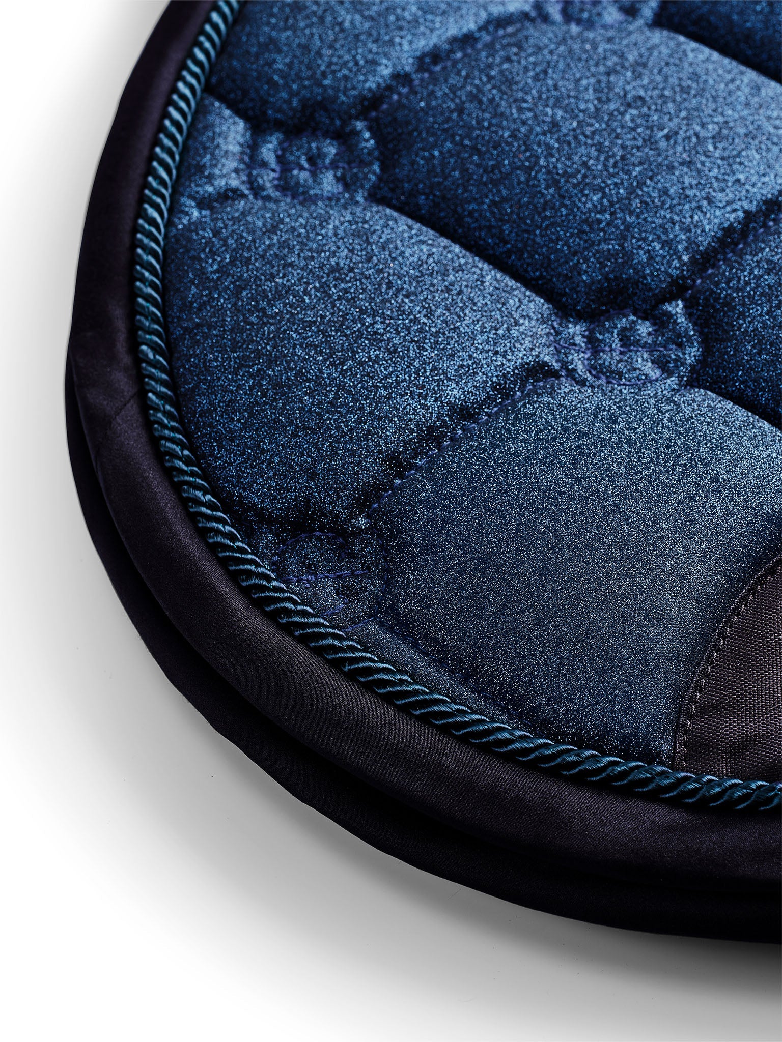 Blue Meadow Glimmer Equestrian Jump Saddle Pad: Quick-Dry, Moisture-Wicking, Stylish Design