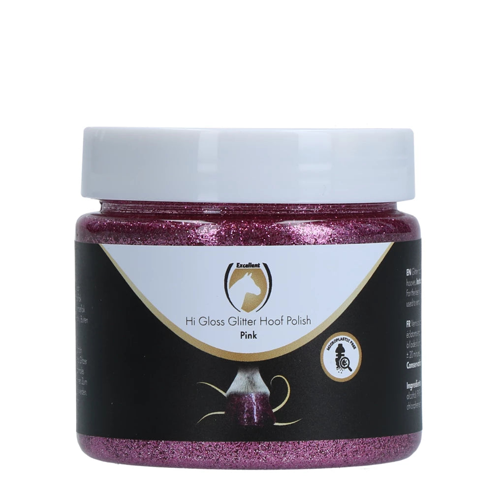 Excellent Horse Hi Gloss Glitter Hoof Polish 150ml