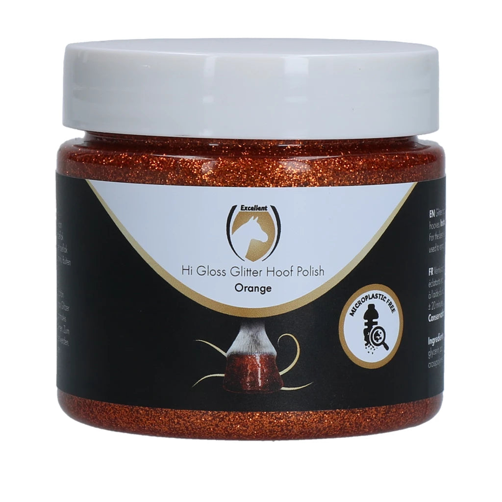Excellent Horse Hi Gloss Glitter Hoof Polish 150ml
