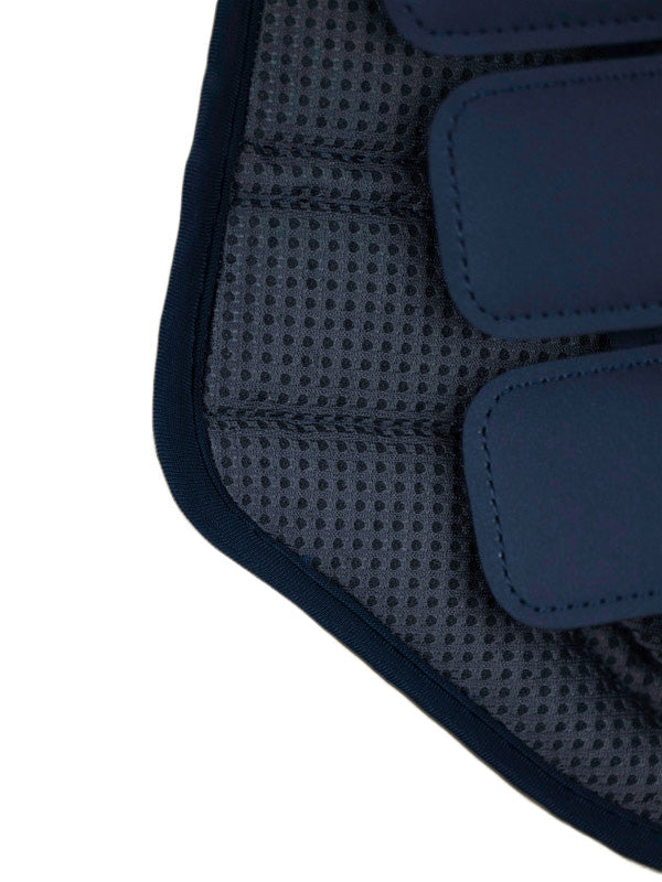 Equestrian Stockholm Breathable Mesh Brushing Boots for Horses - Midnight Blue Protection