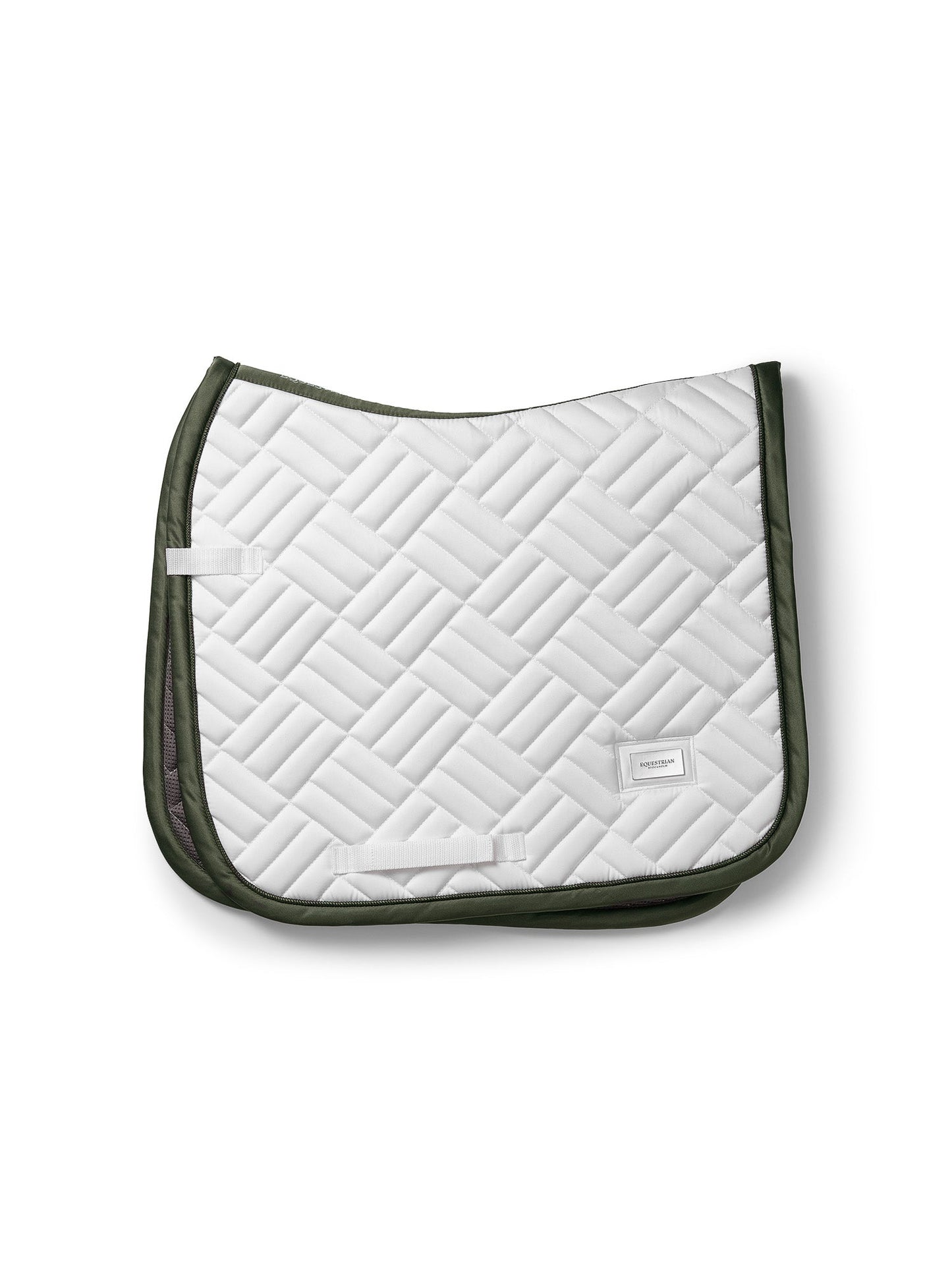 Equestrian Stockholm Modern Dressage Saddle Pad White Striking Valley Bamboo