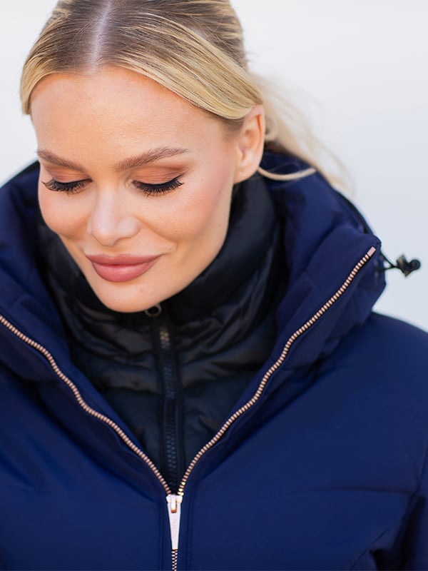 Luxurious Warm Equestrian Denali Winter Riding Jacket Lagoon Blush