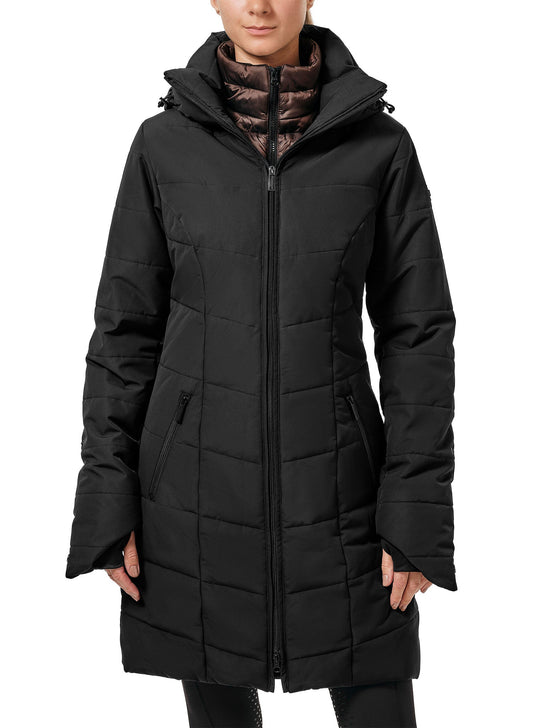 Denali Black Mocha Winter Riding Jacket – Warm, Breathable, Vegan, Durable