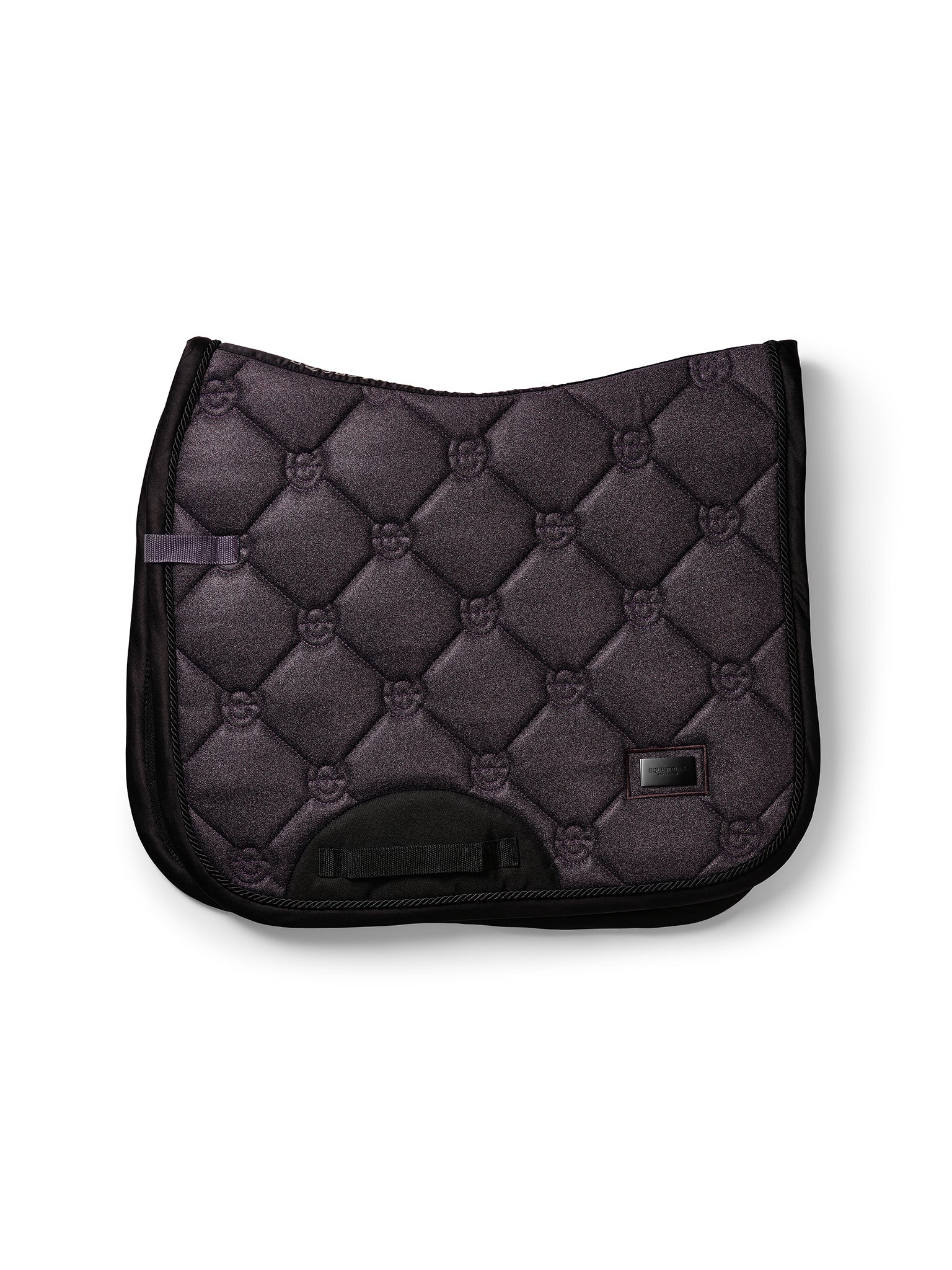 Purple Glimmer Dressage Saddle Pad: Elegant, Quick-Dry, Moisture-Wicking Performance