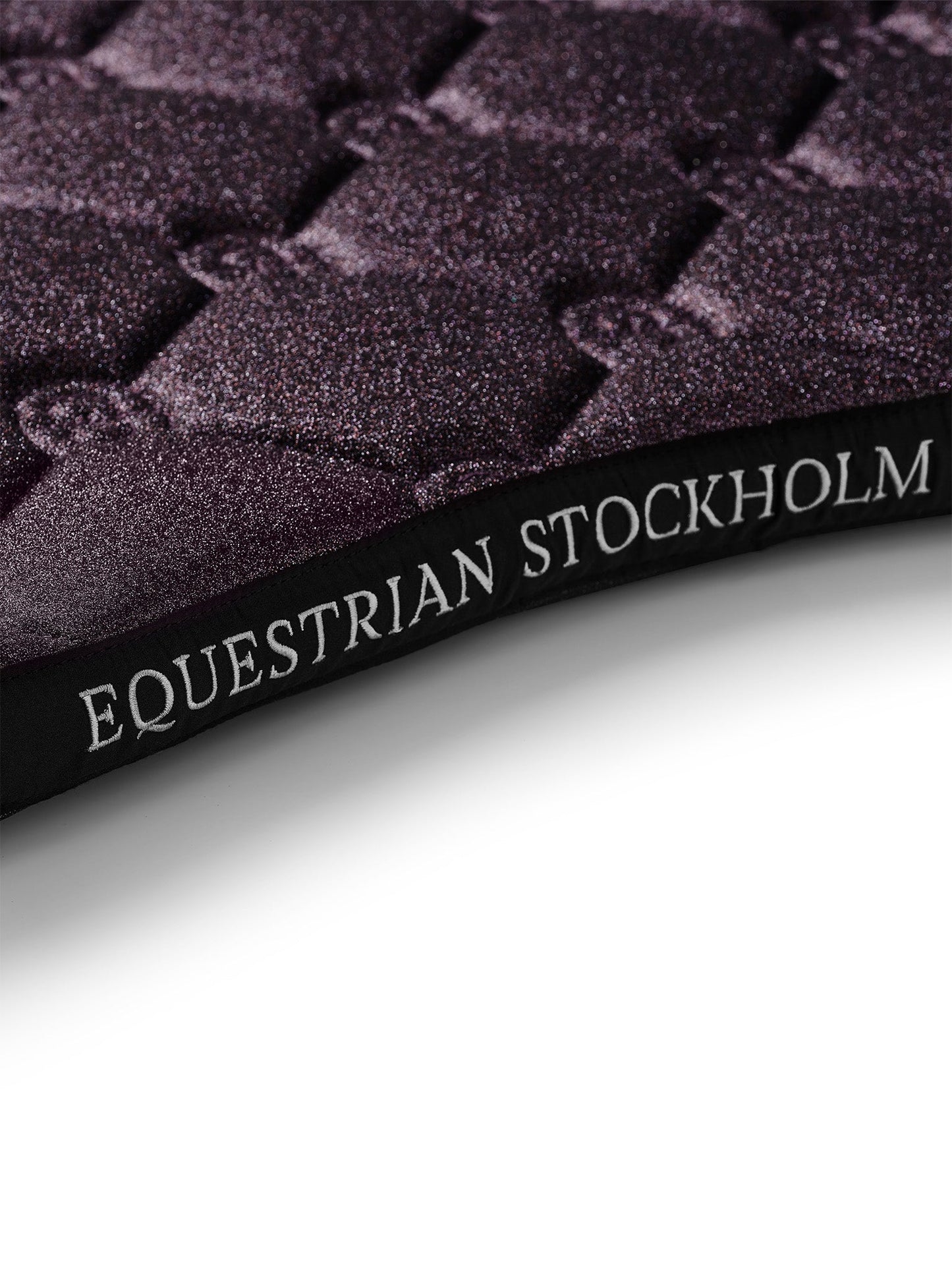 Purple Glimmer Dressage Saddle Pad: Elegant, Quick-Dry, Moisture-Wicking Performance