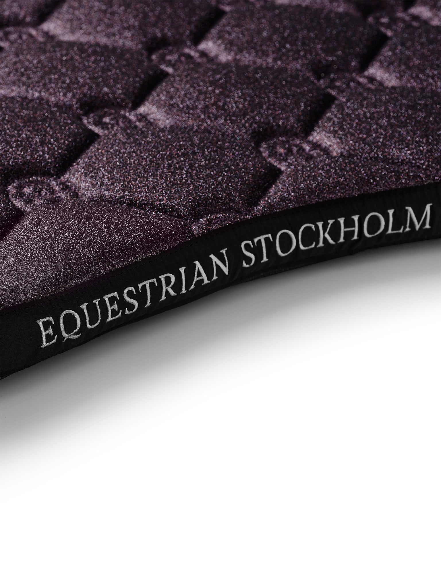 Purple Glimmer Dressage Saddle Pad: Elegant, Quick-Dry, Moisture-Wicking Performance