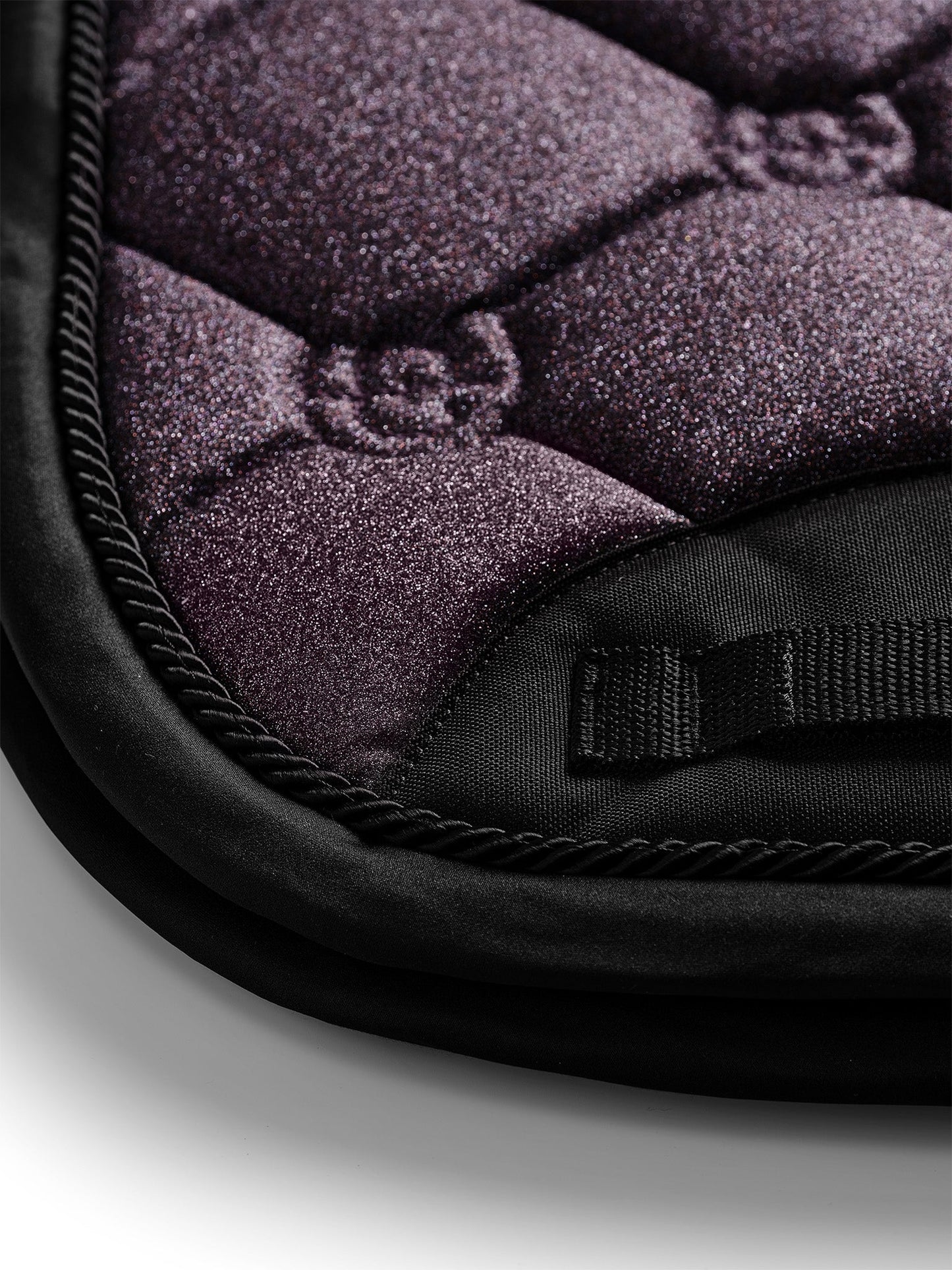 Purple Glimmer Dressage Saddle Pad: Elegant, Quick-Dry, Moisture-Wicking Performance