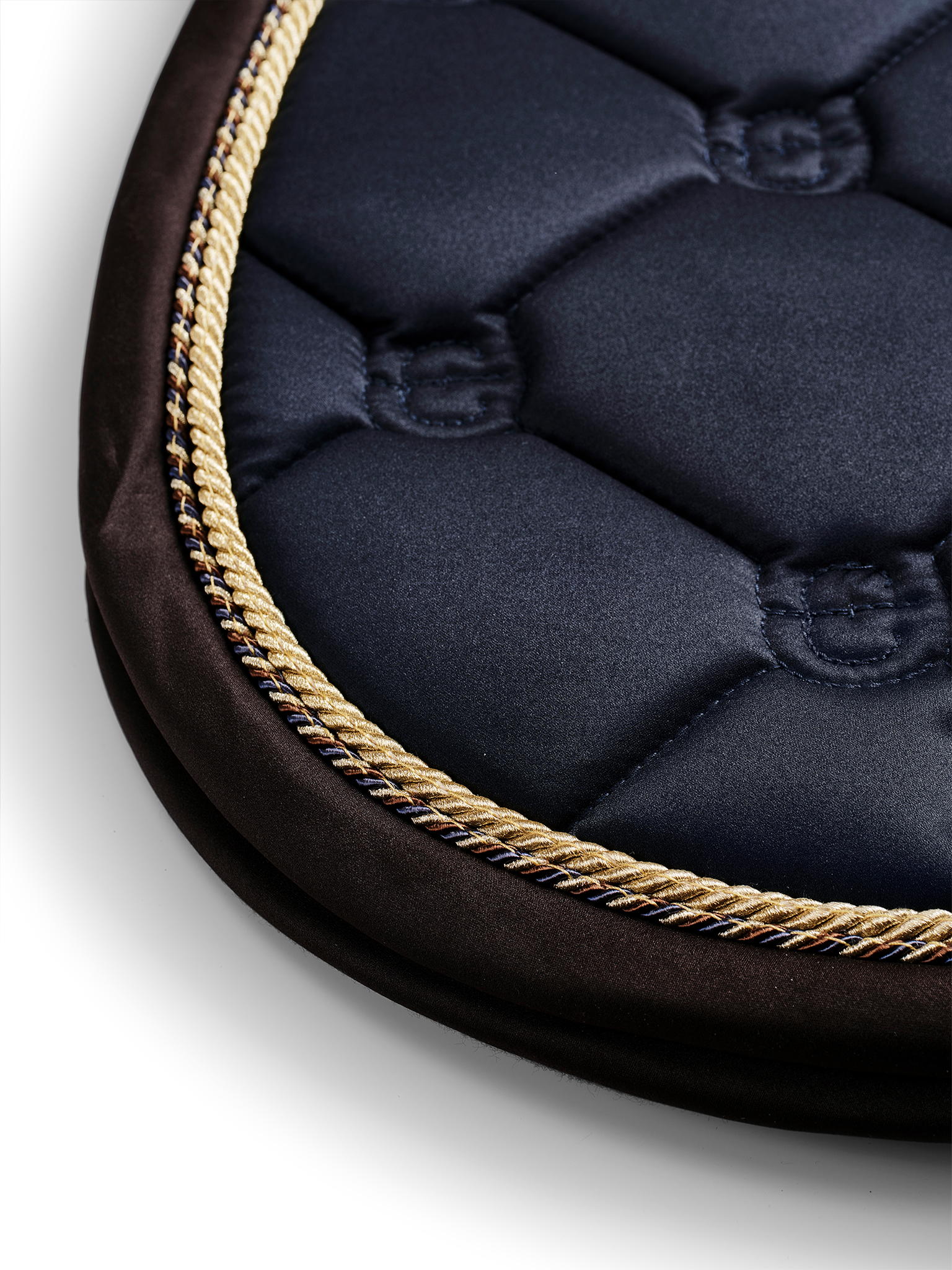Equestrian Stockholm Royal Classic Navy Glossy Breathable Jump Saddle Pad